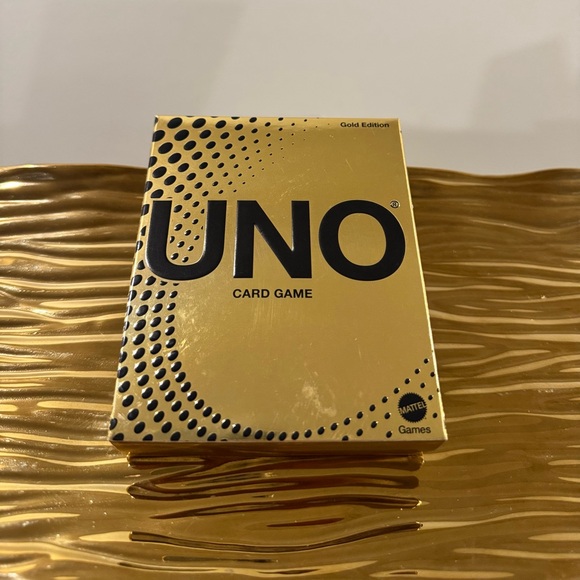 UNO Other - UNO Card Game: Gold Edition. Collectible Deck with Foil Accents. NEW